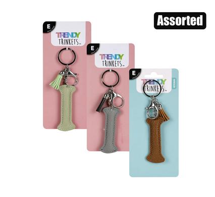KEYCHAIN ALPHA FAUX-LEATHER I