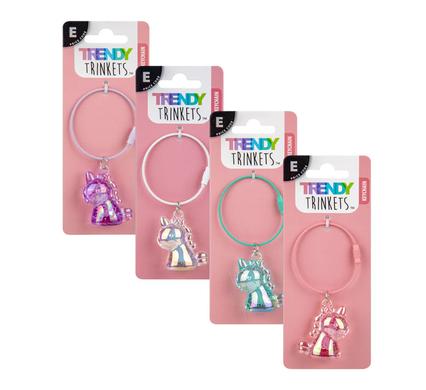KEYCHAIN CRYSTAL UNICORN CHARMS