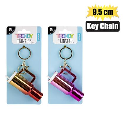 KEYCHAIN MINI DRINKING CUP 9.5cm