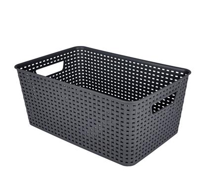 BASKET PL KNIT 26L 45x33x22cm