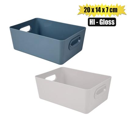 BASKET PL HI-GLOSS 20x14x7cm