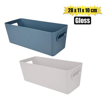 BASKET PL HI-GLOSS 28x11x10cm