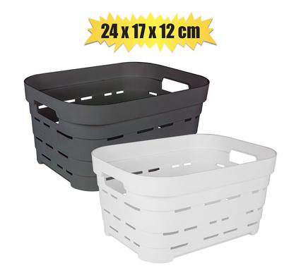 BASKET PL PYRAMID DESIGN 3.8L 24x17x12cm