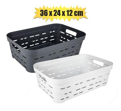 BASKET PL PYRAMID DESIGN 8L 36x24x12cm