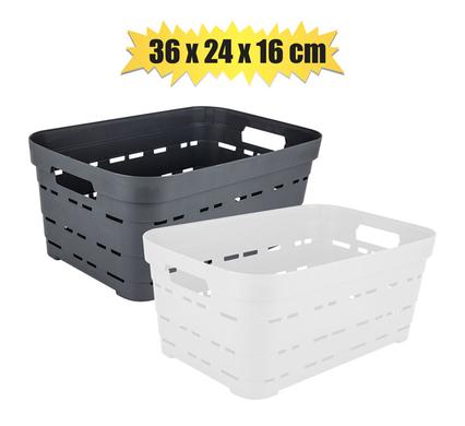 BASKET PL PYRAMID DESIGN 10L 36x24x16cm