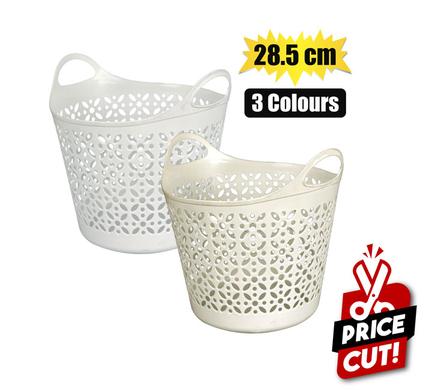 LAUNDRY TOTE BASKET 28.5cm H