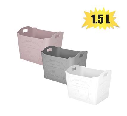 BASKET PL PARIS 1,5L 16x12x13cm