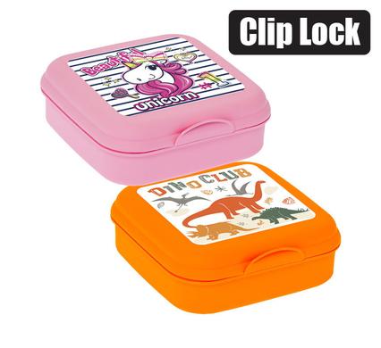 LUNCH BOX CLIP LOCK ASSTD-DESIGNS