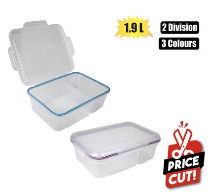 LUNCH BOX PL 1.9L 2-DIVISIONS