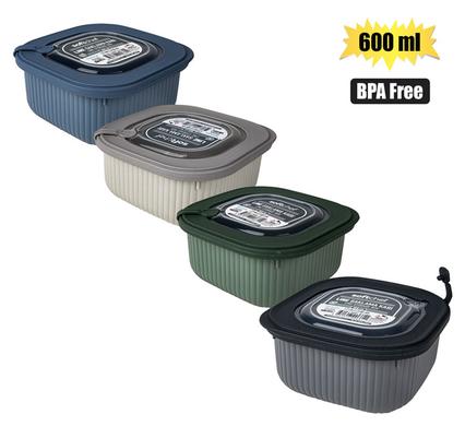 CONTAINER LINE BOX 600ml 12x12x6cm