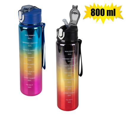WATER BOTTLE 800ml ELECTROPLATED