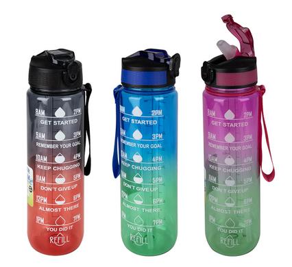 WATER BOTTLE 1L TWO-TONE