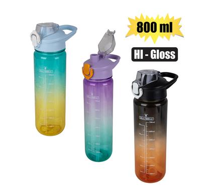 WATER BOTTLE 800ml 2-TONE HI-GLOSS