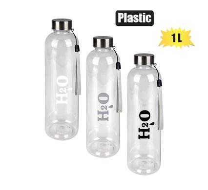 WATER BOTTLE 1L H20 SCREW CAP