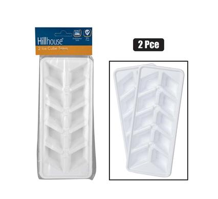 ICE CUBE TRAY 10 CUBE 2PCE HILLHOUSE