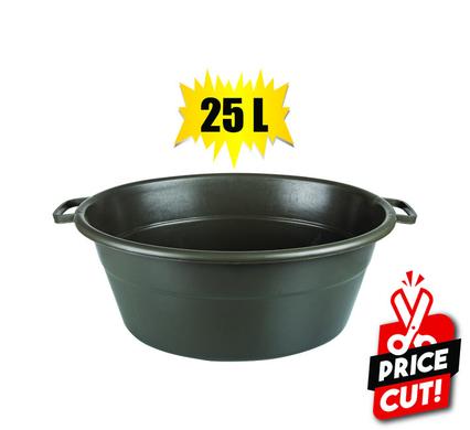 BASIN PL W/HANDLES 25L