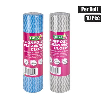 CLEANING CLOTH ROLL 10'S 50x22cm
