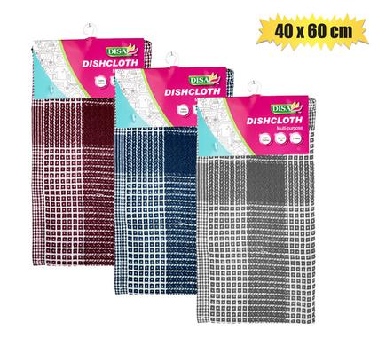 DISH CLOTH COTTON WOVEN 40x60 cm