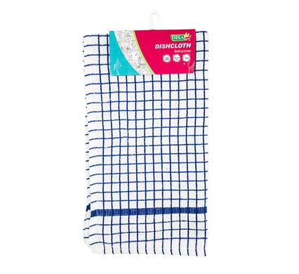 DISH CLOTH COTTON TERRY CHECK 40x70cm