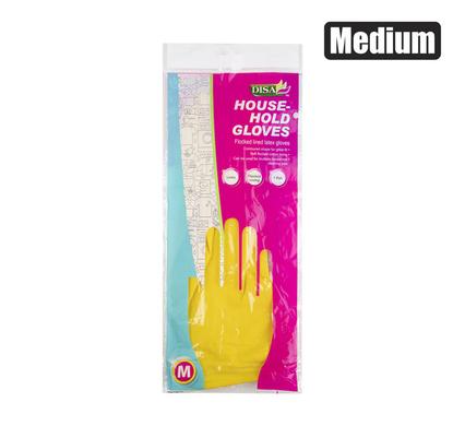 GLOVES RUBBER HOUSEHOLD MEDIUM  PER-PAIR
