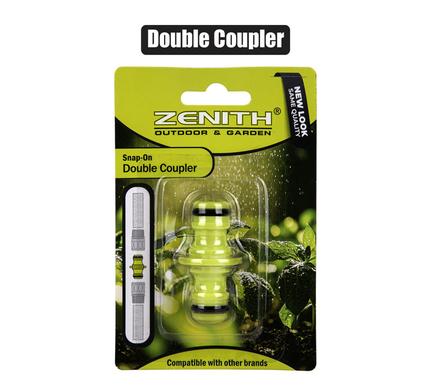 SNAP-ON COUPLING DOUBLE ZENITH GREEN