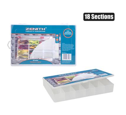 TACKLE-BOX PL 18-SECTION       27x18x4cm