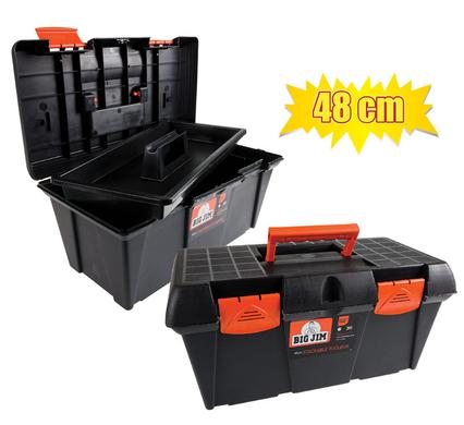 TOOLBOX W/TRAY PL 48cm