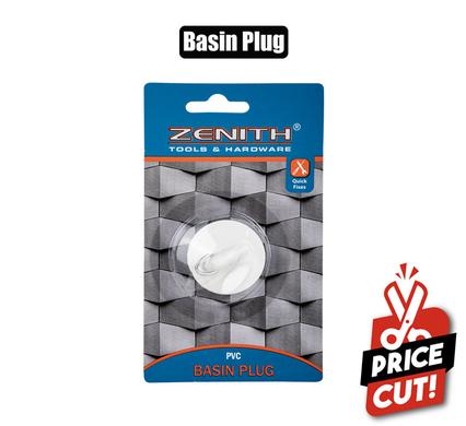 BASIN-PLUG WHITE                  ZENITH