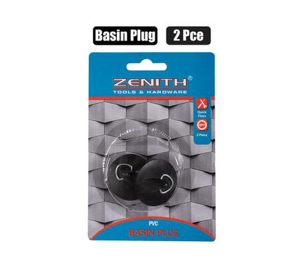 BASIN-PLUG 2PCE BLACK             ZENITH