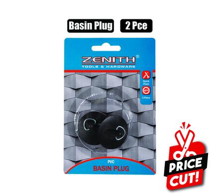 BASIN-PLUG 2PCE BLACK             ZENITH