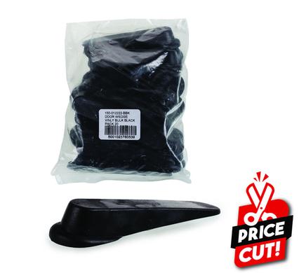 DOOR-WEDGE VINYL BULK BLACK