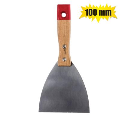 SCRAPER PAINT WOODEN HANDLE  100mm