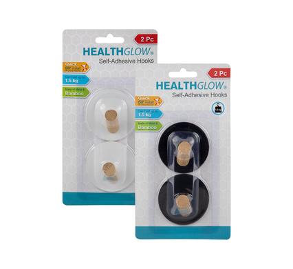 HOOK S/ADH BAMBOO 2PC ROUND