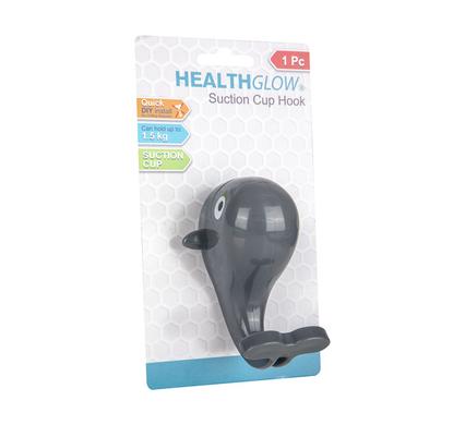 HOOK PVC SUCTION  1PC WHALE