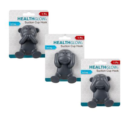 HOOK PVC SUCTION 1PC MONKEY