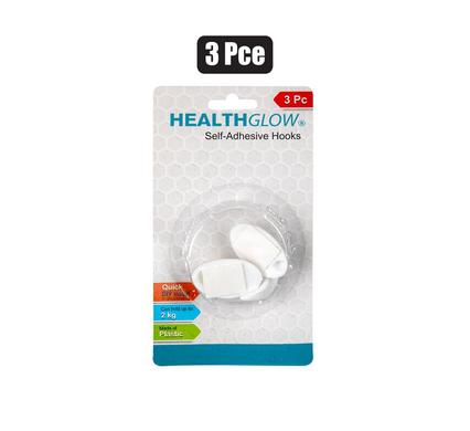 HOOK PL ADHESIVE ASSTD 3PCE