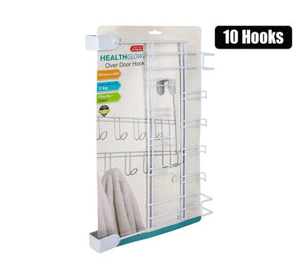 HOOK HANGER PL COATED 10 HOOK OVER DOOR
