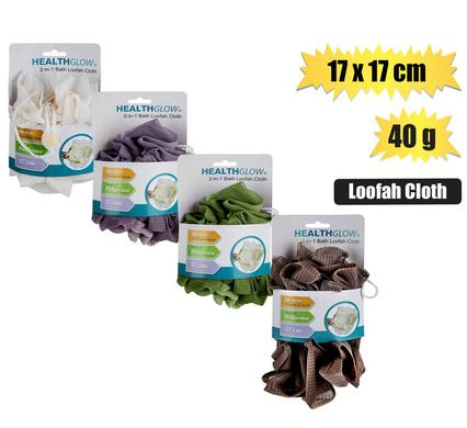 BATH LOOFAH CLOTH 17X 17cm,40g