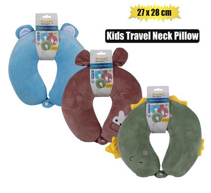 TRAVEL NECK PILLOW KIDS 28x27cm COTTON