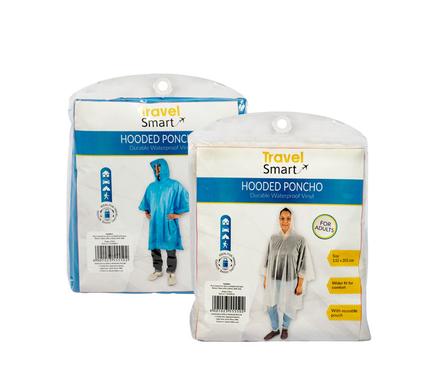 RAINCOAT PONCHO 132X203cm W/HOOD VINYL