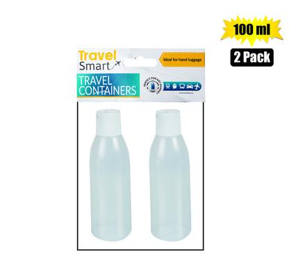 TRAVEL BOTTLES 2-PACK 100ml
