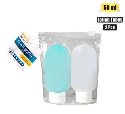 TRAVEL LOTION TUBES 2PCE 60ml  CAPSULE
