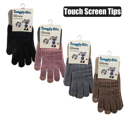 GLOVES UNISEX TOUCH SCREEN TIPS