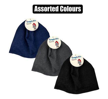 BEANIE ADULT FLEECE ASSTD COLOURS