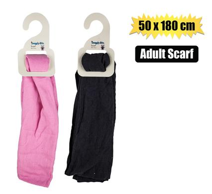 SCARF ADULT 50x180cm ASSTD DESIGNS