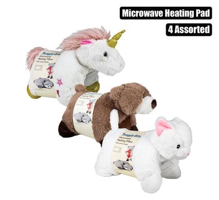 MICROWAVE HEATING PAD ANIMAL PILLOW 800g