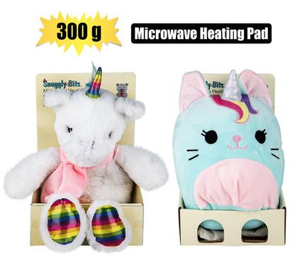 MICROWAVE HEATING PAD UNICORN/CAT 300g