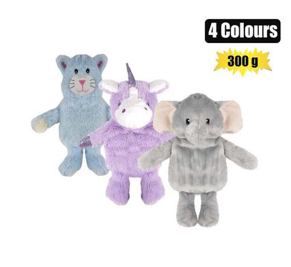 MICROWAVE HEATING PAD ANIMALS 300g ASSTD