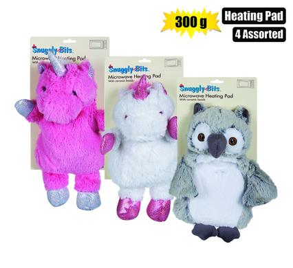 MICROWAVE HEATING PAD OWL/UNICORN 300g