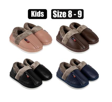 SLIPPER KIDS W/LINING SIZE 8-9